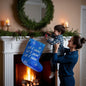 Giant Holiday Stocking- Let it snow! Zein