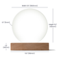 Engraved Acrylic Circle Plaque- Believe in your own magic ShineOn Fulfillment