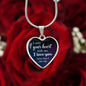 Personalized Graphic Heart Necklace- I Carry your heart with me ShineOn Fulfillment