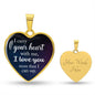 Personalized Graphic Heart Necklace- I Carry your heart with me ShineOn Fulfillment