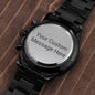 Personalized Engraved Chronograph Watch ShineOn Fulfillment