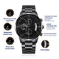 Personalized Engraved Chronograph Watch ShineOn Fulfillment