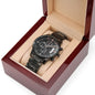 Personalized Engraved Chronograph Watch ShineOn Fulfillment
