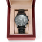 Personalized Engraved Chronograph Watch ShineOn Fulfillment