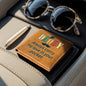 Graphic Leather Wallet- Daddy Always Carry my love in your pocket ShineOn Fulfillment