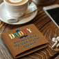 Graphic Leather Wallet- Daddy Always Carry my love in your pocket ShineOn Fulfillment