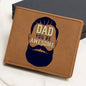 Graphic Leather Wallet- Dad your are awesome Zein