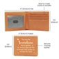 Graphic Leather Wallet- You are the sunshine that brightens my darkest days ShineOn Fulfillment