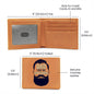 Graphic Leather Wallet- Dad your are awesome ShineOn Fulfillment