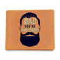 Graphic Leather Wallet- Dad your are awesome ShineOn Fulfillment