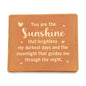 Graphic Leather Wallet- You are the sunshine that brightens my darkest days ShineOn Fulfillment