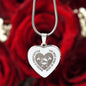 Engraved Heart Necklace - THE BEST KIND OF MOM RAISES A FIREFIGHTER Zein