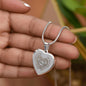 Engraved Heart Necklace - THE BEST KIND OF MOM RAISES A FIREFIGHTER Zein