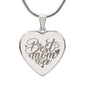 Engraved Heart Necklace - Best Mom Ever Zein