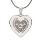 Engraved Heart Necklace - THE BEST KIND OF MOM RAISES A FIREFIGHTER Zein