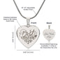 Engraved Heart Necklace - Best Mom Ever Zein