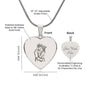 Couple King Queen Stainless Steel Necklace Zein