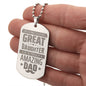 Engraved Dog Tag Stainless Steel Necklace ShineOn Fulfillment