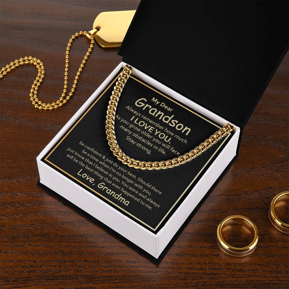 Cuban Link Chain- My Grandson Zein
