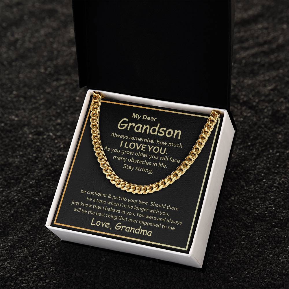 Cuban Link Chain- My Grandson Zein