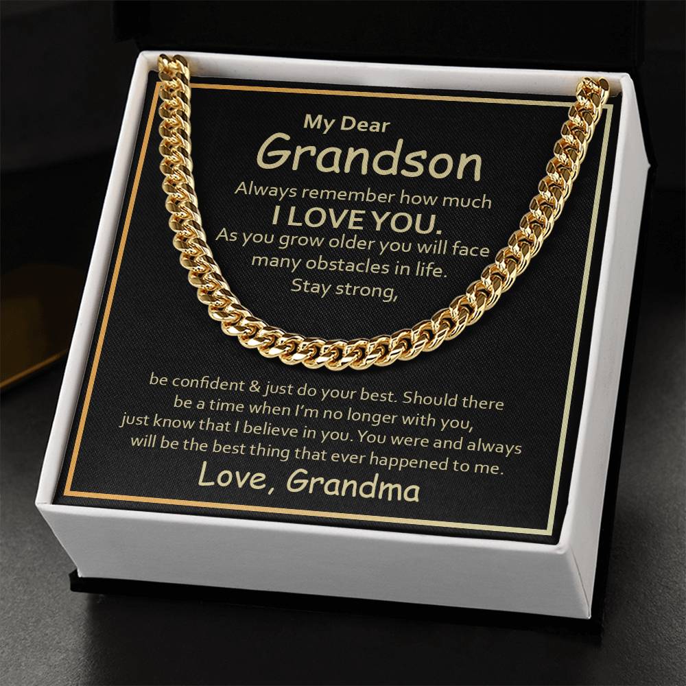 Cuban Link Chain- My Grandson Zein
