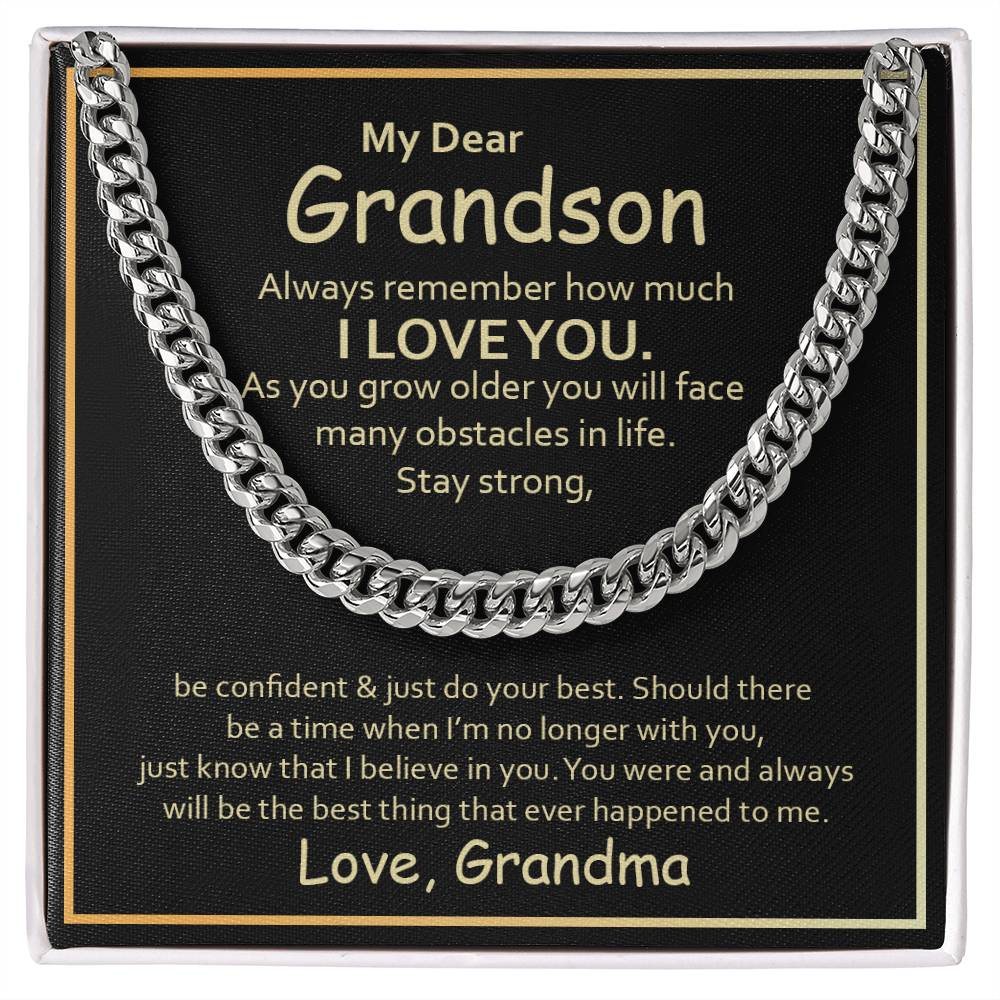 Cuban Link Chain- My Grandson ShineOn Fulfillment