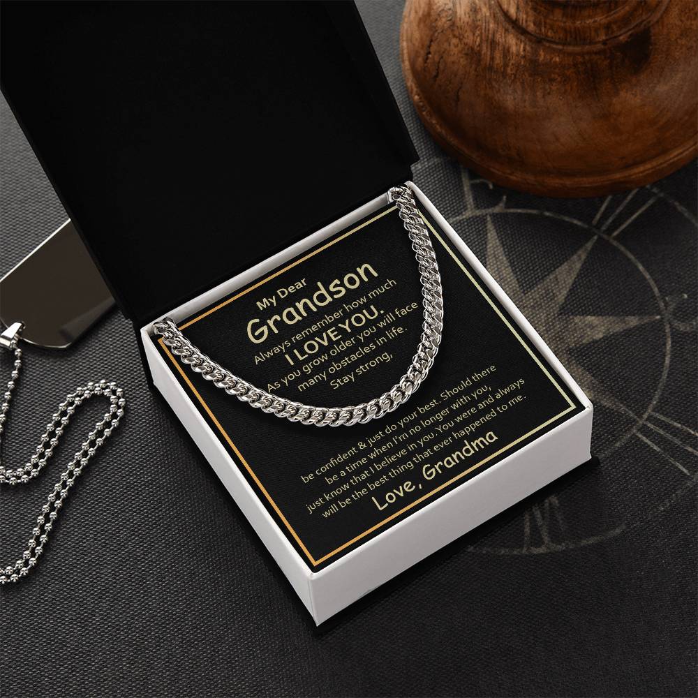 Cuban Link Chain- My Grandson ShineOn Fulfillment