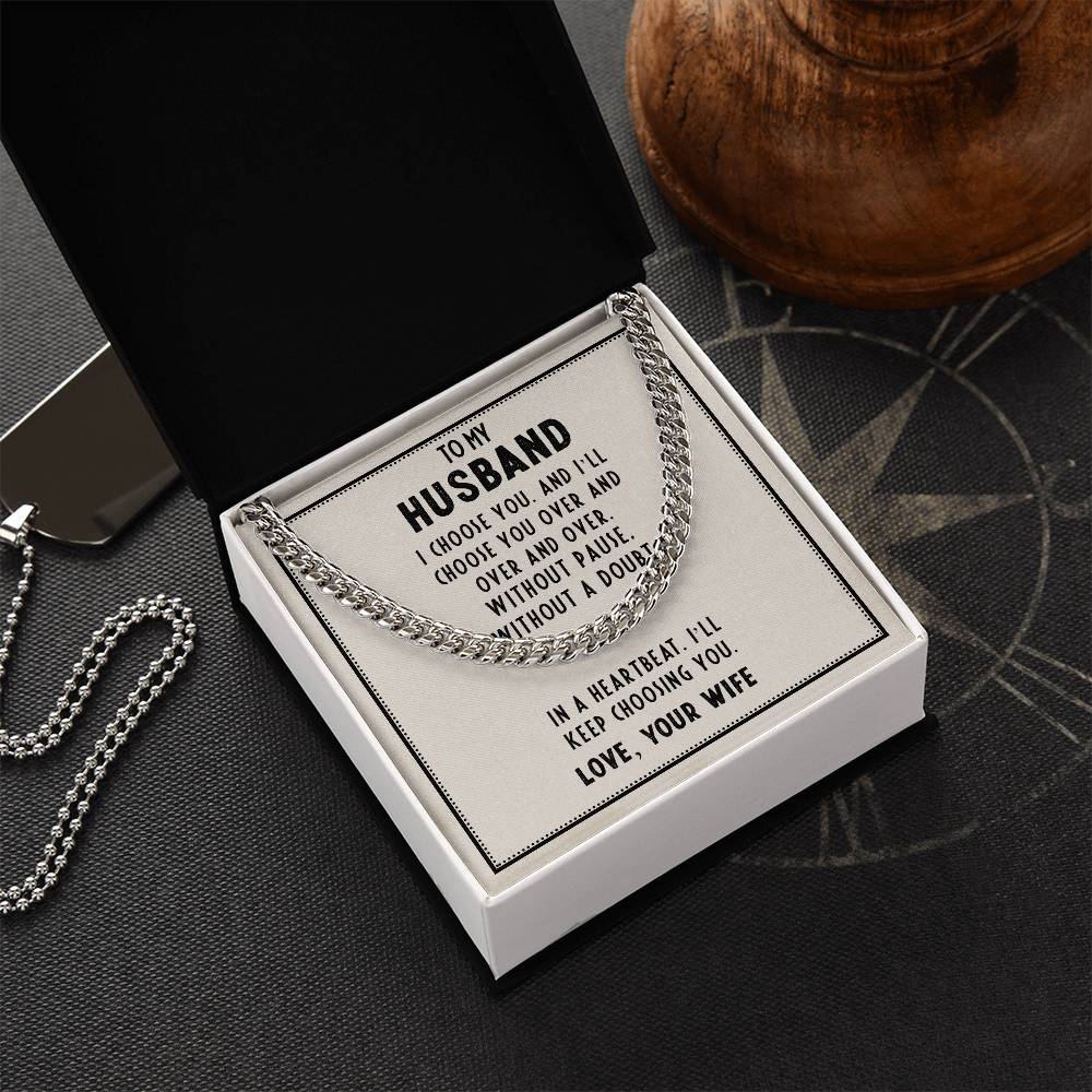 Cuban Link Chain - To My Husband ShineOn Fulfillment