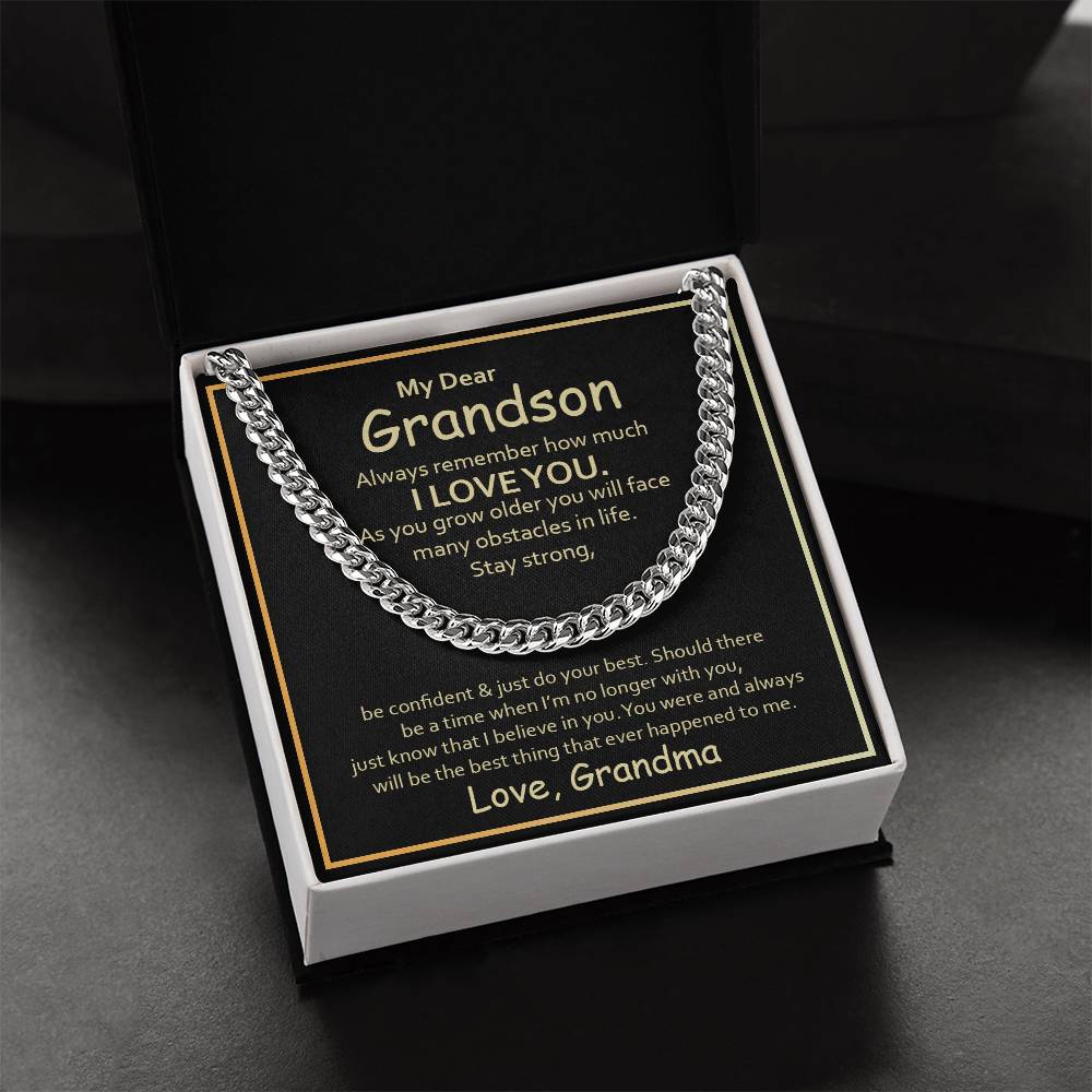 Cuban Link Chain- My Grandson ShineOn Fulfillment