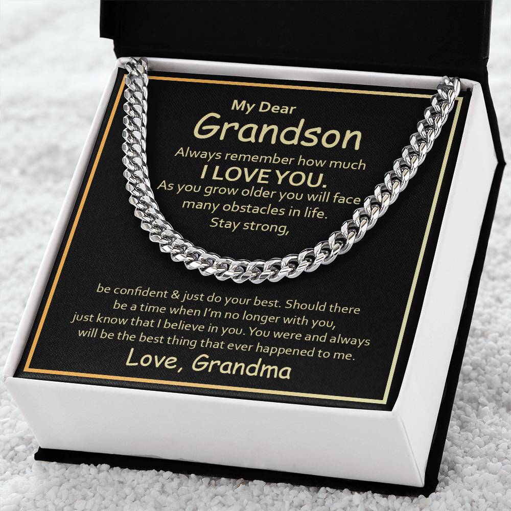 Cuban Link Chain- My Grandson Zein