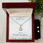 Eternal Hope Necklace and Cubic Zirconia Earring Set- To my gorgeous Wife on Our First Christmas ShineOn Fulfillment