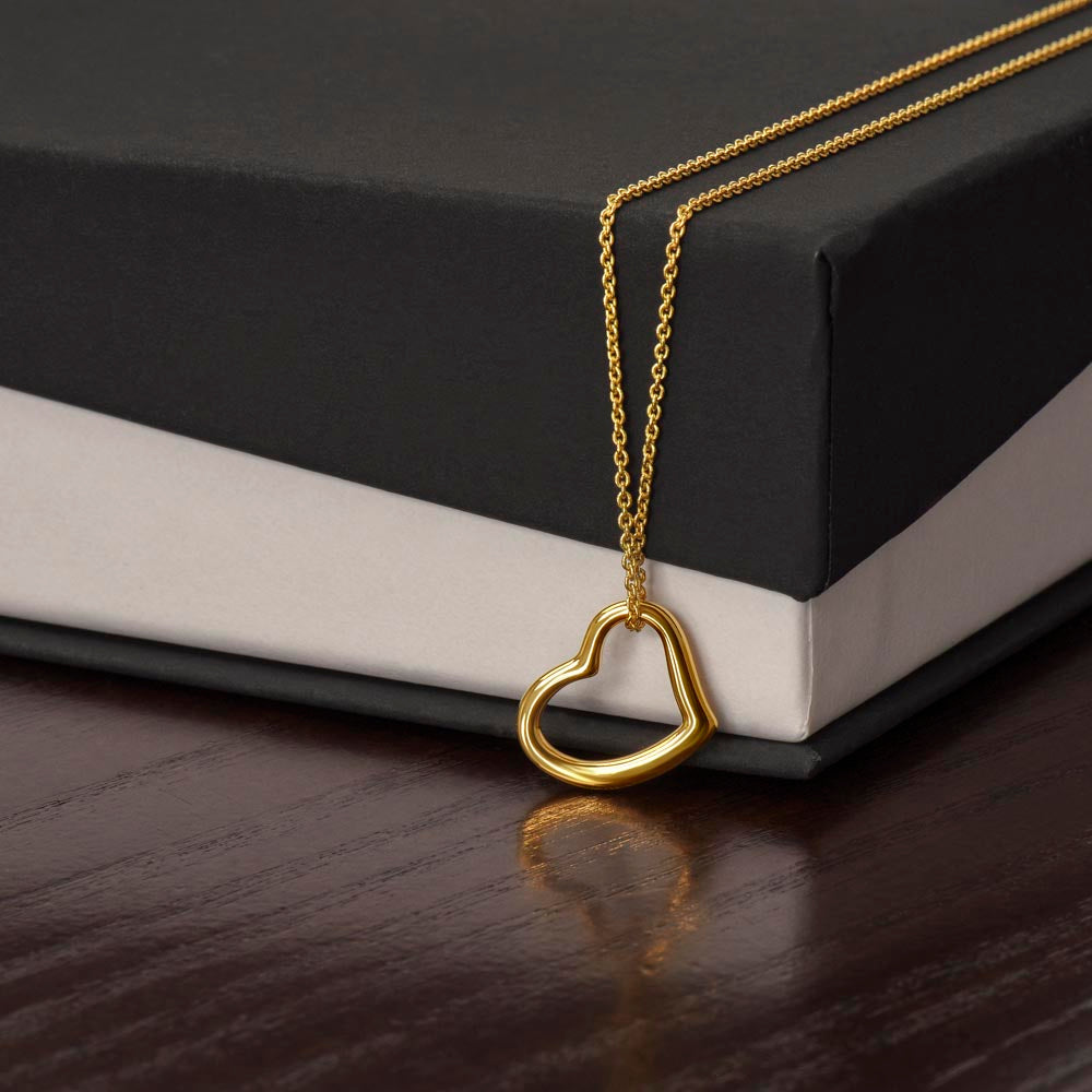 Delicate Heart Necklace Zein