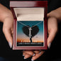 Vertical Name Necklace- I need you Zein