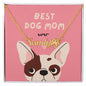 Paw Print Name Necklace - Best Dog Mom Zein