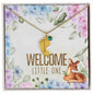 Engraved Baby Feet with Birthstones ShineOn Fulfillment