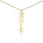 Personalised Flower Name Necklace Zein
