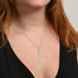 Personalised Flower Name Necklace ShineOn Fulfillment