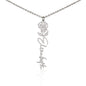 Personalised Flower Name Necklace Zein