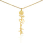 Personalised Flower Name Necklace Zein
