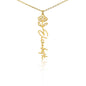 Personalised Flower Name Necklace Zein