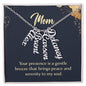 Personalised Vertical Name Necklace-Mom Zein