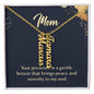 Personalised Vertical Name Necklace-Mom Zein