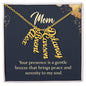 Personalised Vertical Name Necklace-Mom Zein