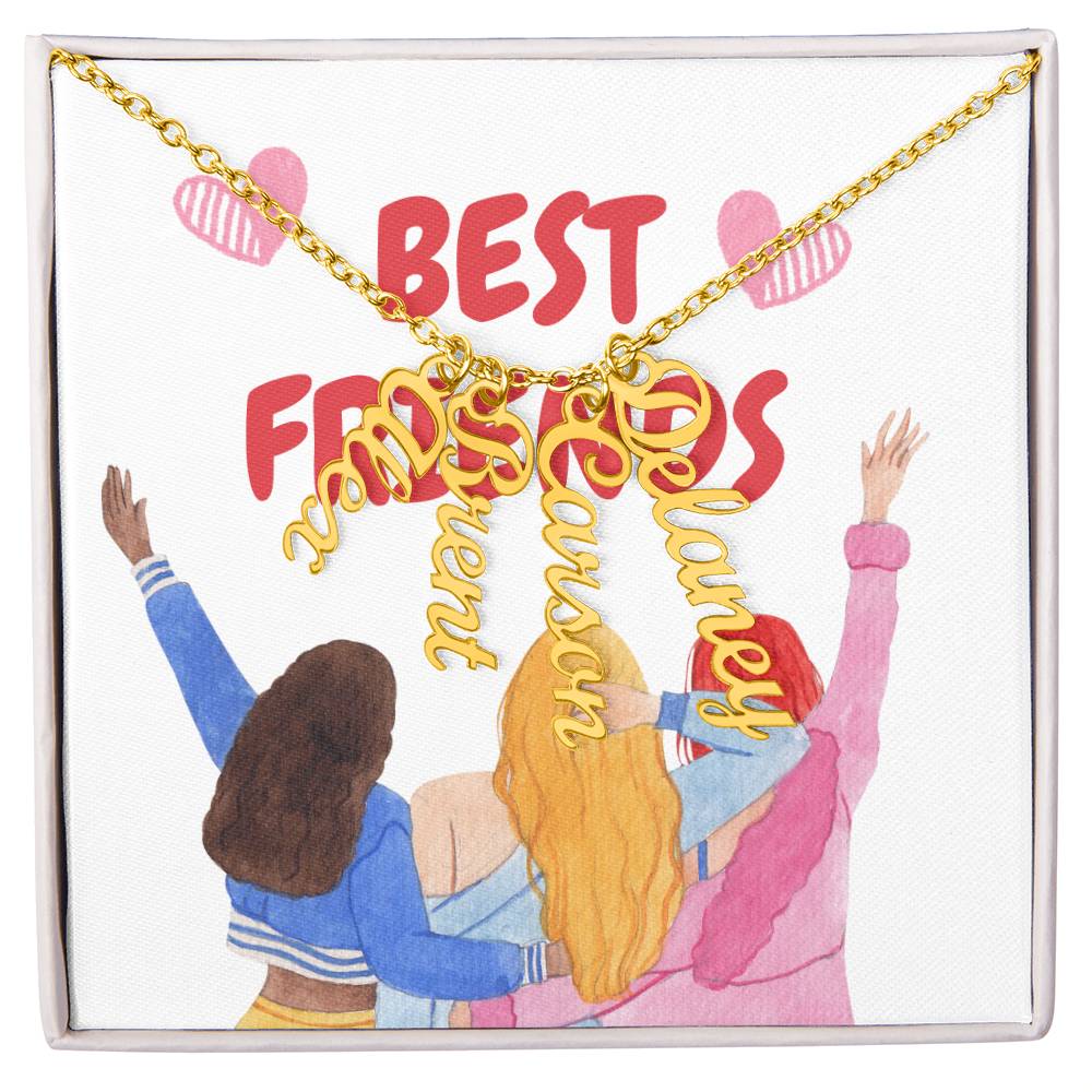 Personalized Name Necklace - Best Friends ShineOn Fulfillment