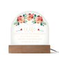 Acrylic Dome Plaque- To my dear wife ShineOn Fulfillment