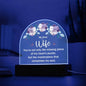 Acrylic Dome Plaque- To my dear wife ShineOn Fulfillment
