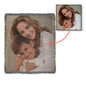 Heirloom photo Woven Blanket- Portrait ShineOn Fulfillment