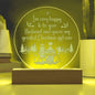 Engraved Acrylic Circle Plaque- I'm very happy to be your husband and you are my greatest Christmas Girl ever ShineOn Fulfillment