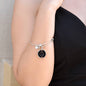 Circle Stainless Steel Bangle-Not always eye to ey but always heart to heart ShineOn Fulfillment