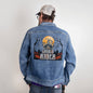 Ghost Rider Denim Jacket ShineOn Fulfillment